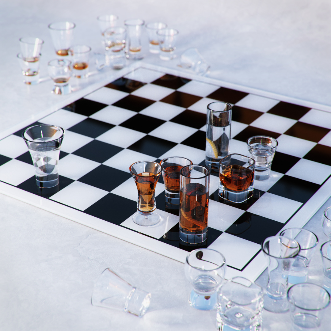 Render of a Chess Board